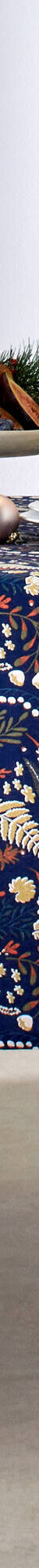 Katoenen servet met plantenprint - set van 3 (marine) Katoenen servet met plantenprint - set van 3 (marine)